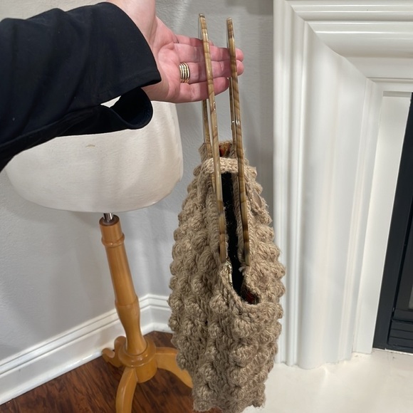 Vintage style knit purse - Picture 2 of 6